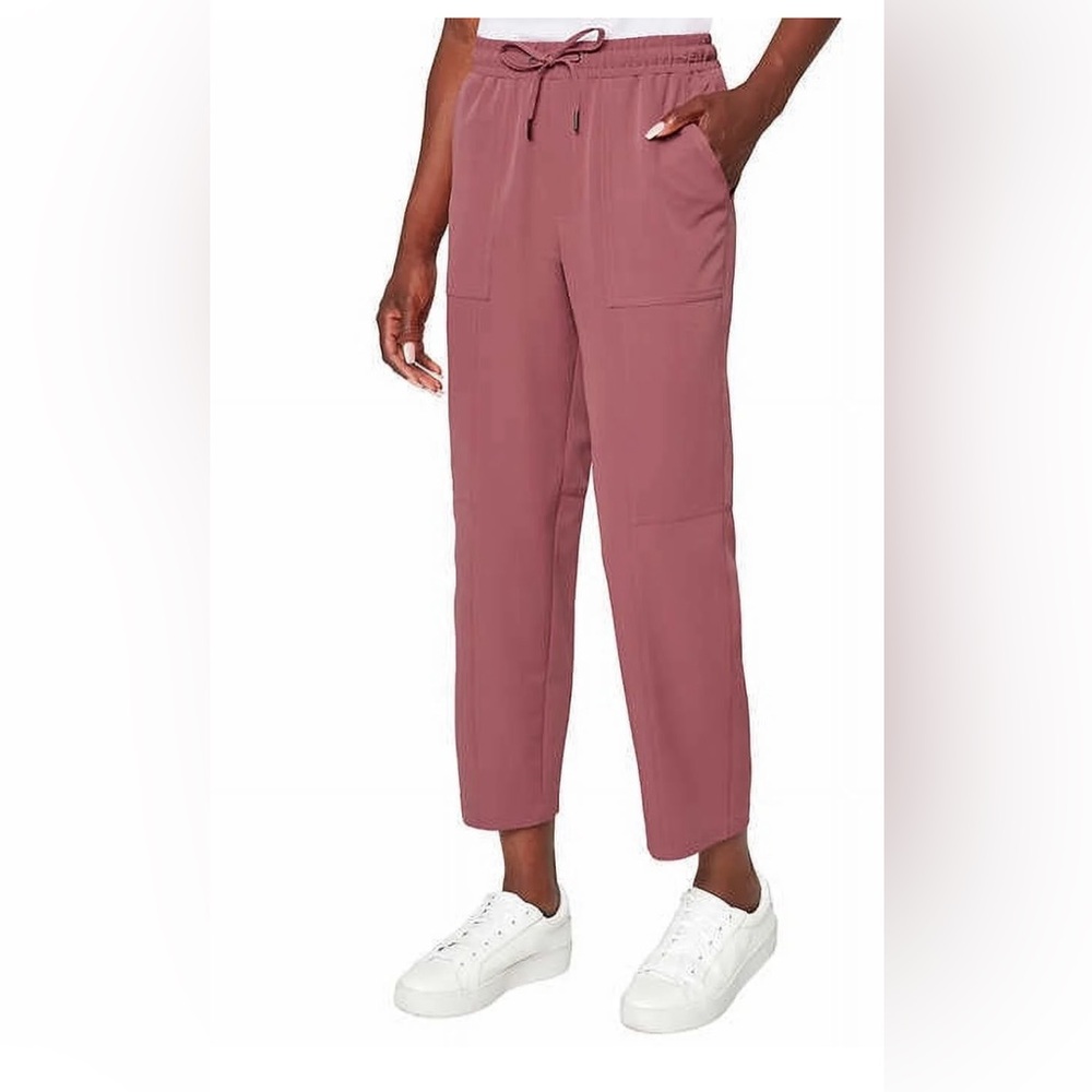 Mondetta Ladies' High-Rise woven  Ankle Pant (Dark Orchid, XXL)